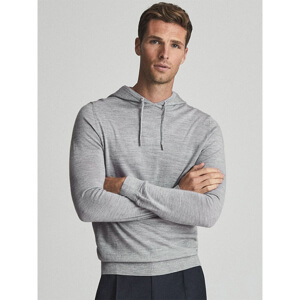 REISS HOLLAND Merino Wool Hoodie